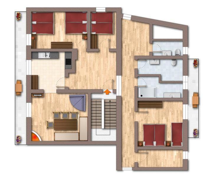 Appartement Andrea Hauser - Riedltischler 齐勒河谷采尔 外观 照片